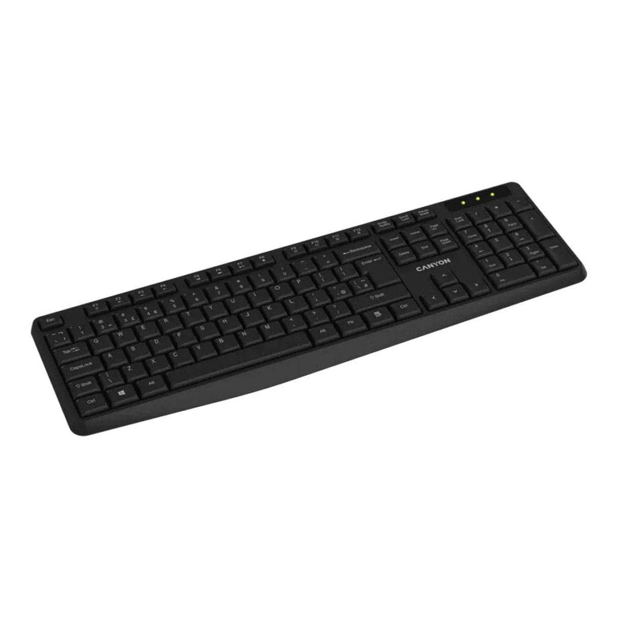 Canyon KB-W01 Wireless Keyboard Black CNE-CKEYW01
