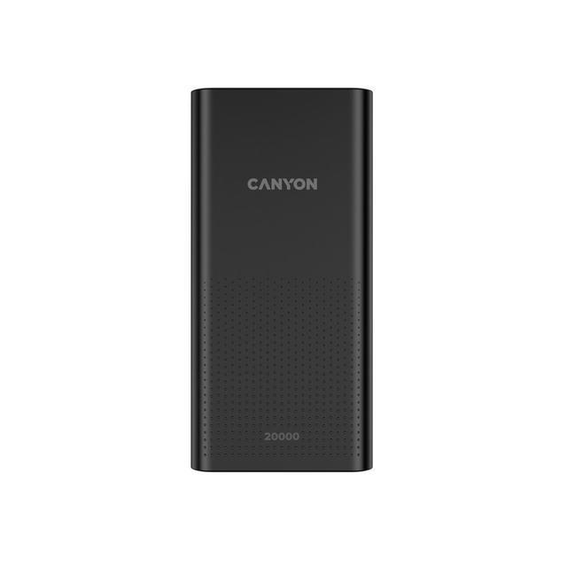 Canyon PB-2001 20000mAh Dual USB Power Bank Black CNE-CPB2001B