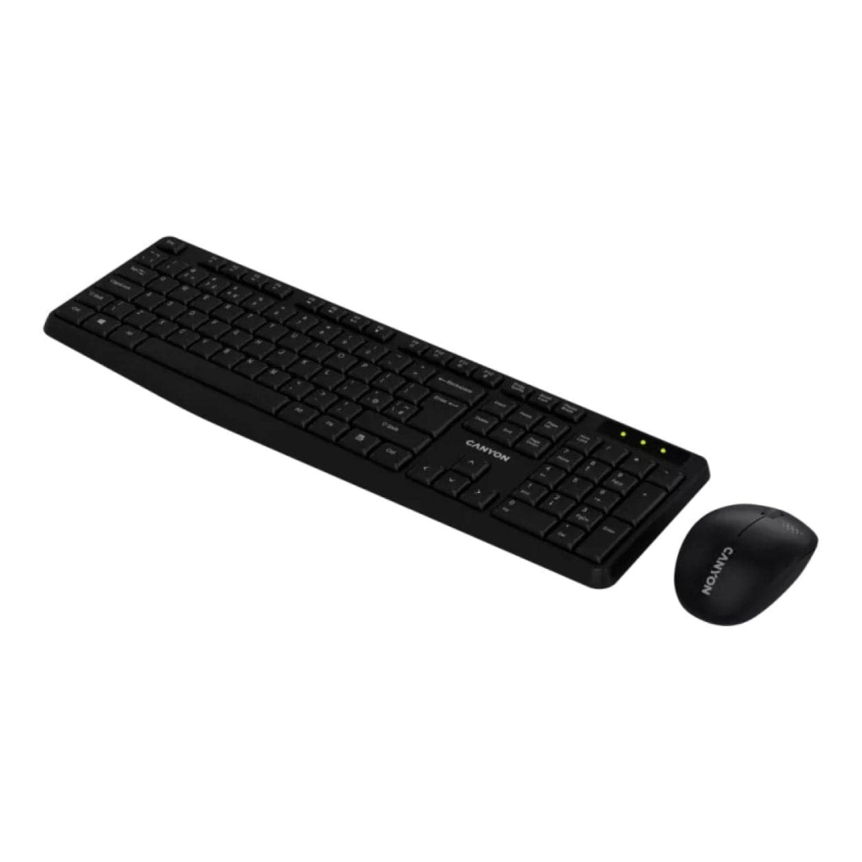 Canyon SET-W01 Wireless Keyboard and Mouse Combo Black CNE-HSETW01