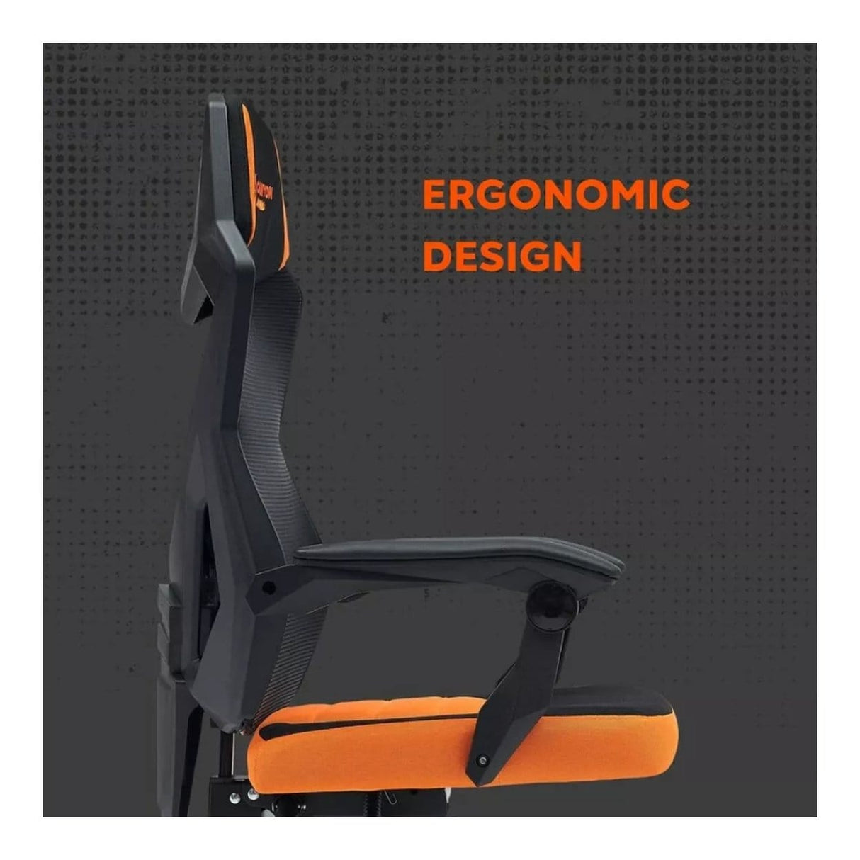 Canyon Wave MCH02 Mesh Gaming Chair Black Orange CNE-MCH02
