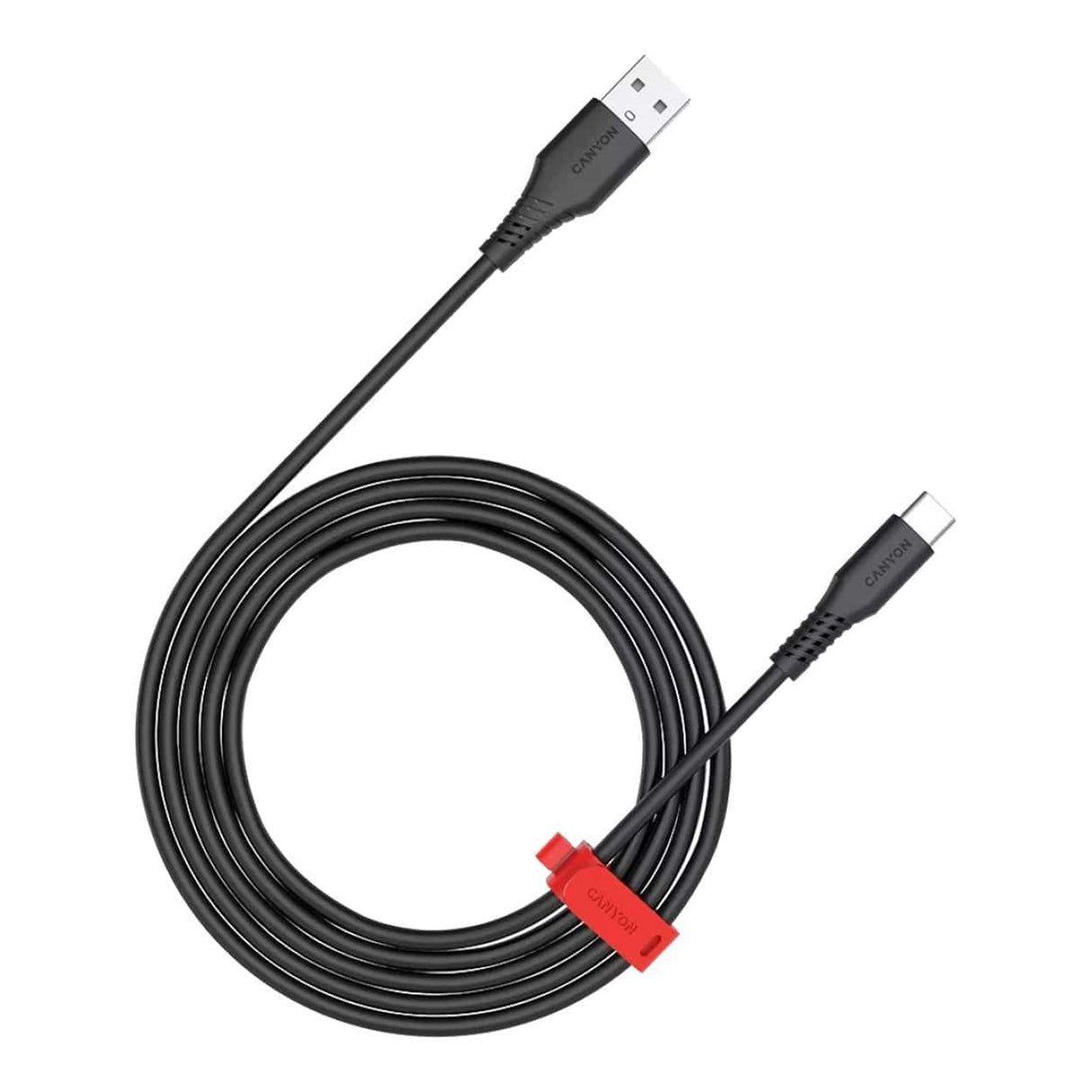 Canyon 1.2m USB-A to USB-C 18W Charging Cable Black CNS-AC18SC12B