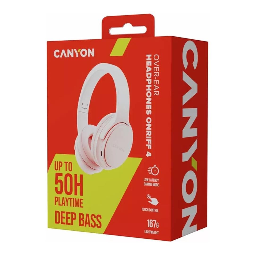 Canyon OnRiff 4 Wireless Headphone Pink CNS-CBTHS4P