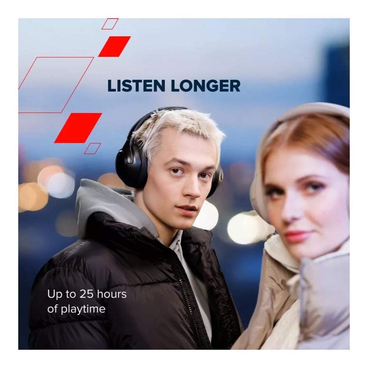 Canyon OnRiff 6 ANC Wireless Headphone Black CNS-CBTHS6BK