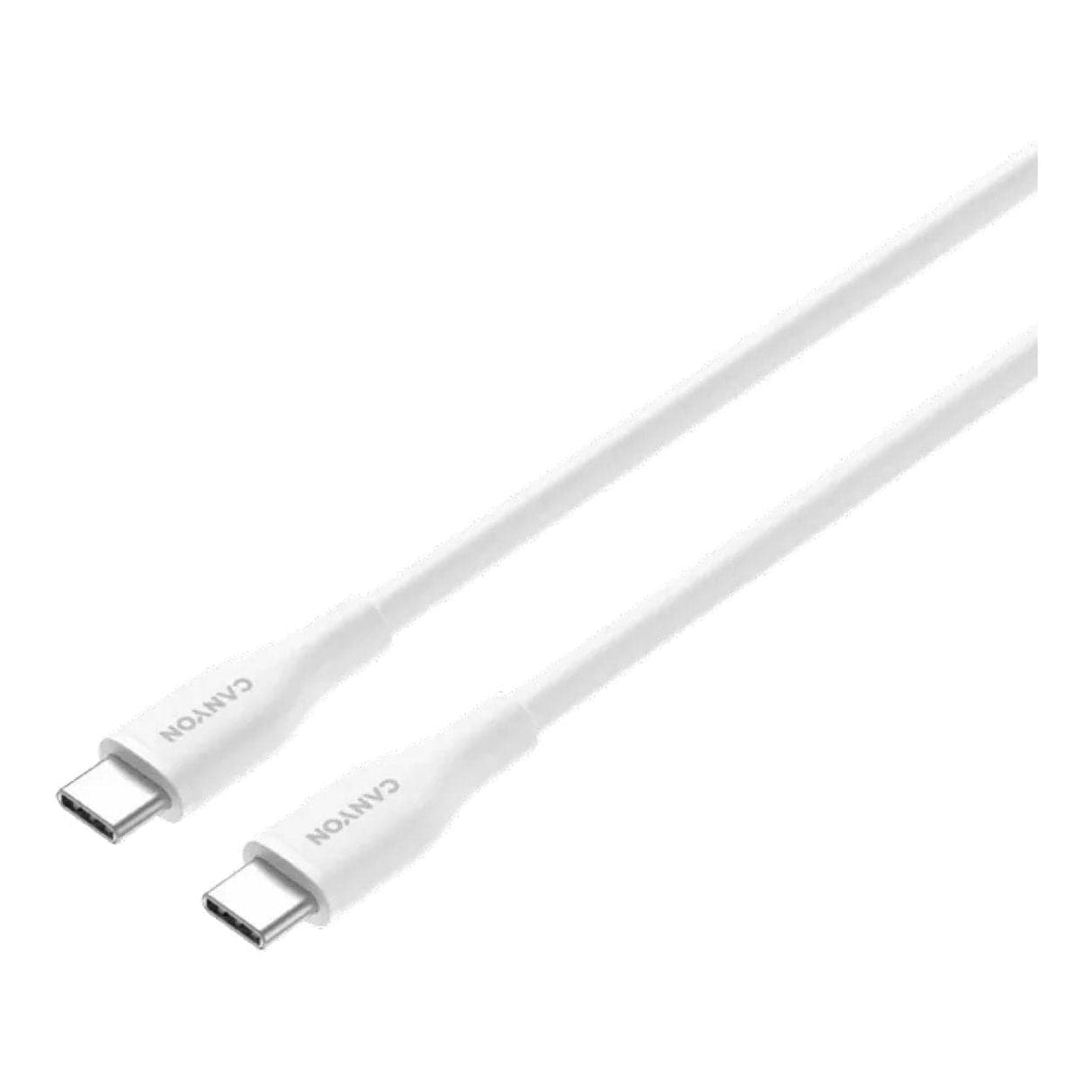 Canyon 60W Type-C Male to Male Silicon Cable 1m White CNS-CC60SC10W