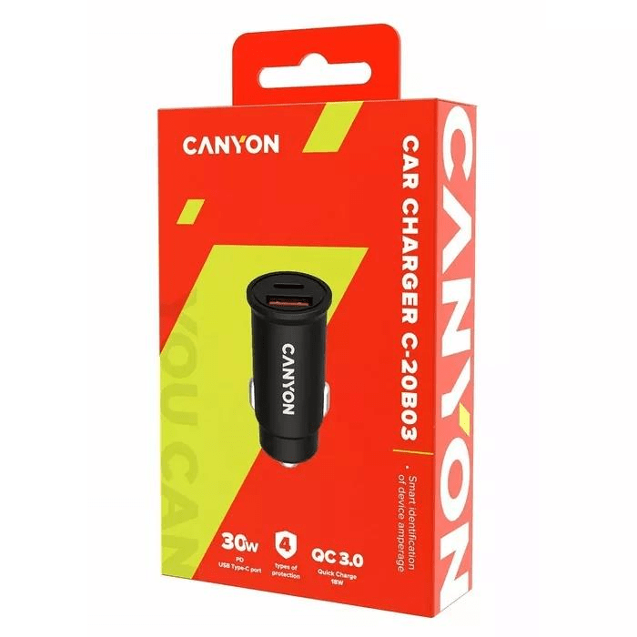 Canyon C-20B03 Car Charger CNS-CCA20B03
