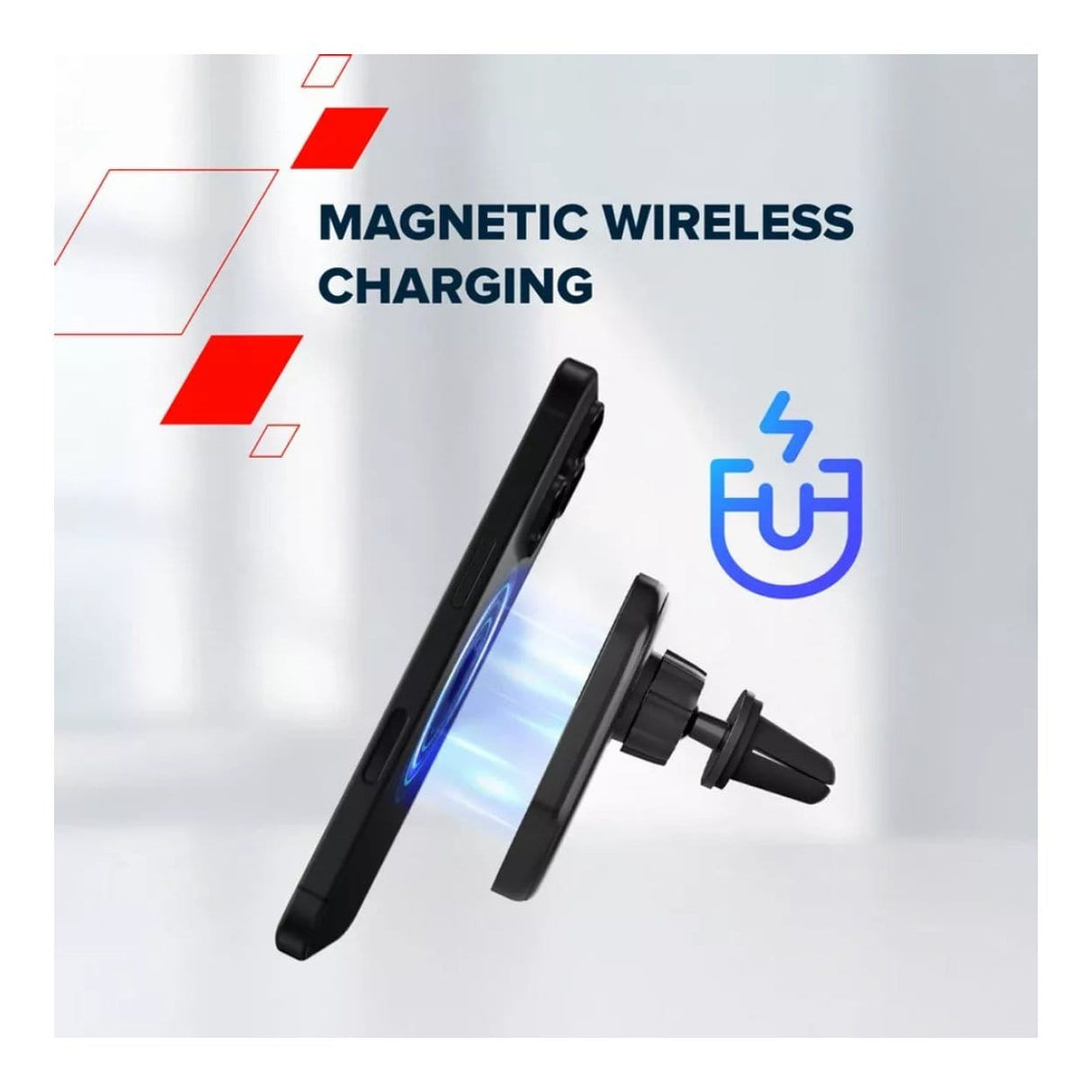 Canyon OnGrip 105 15W Qi2 Wireless Car Charger Black CNS-CCH105B