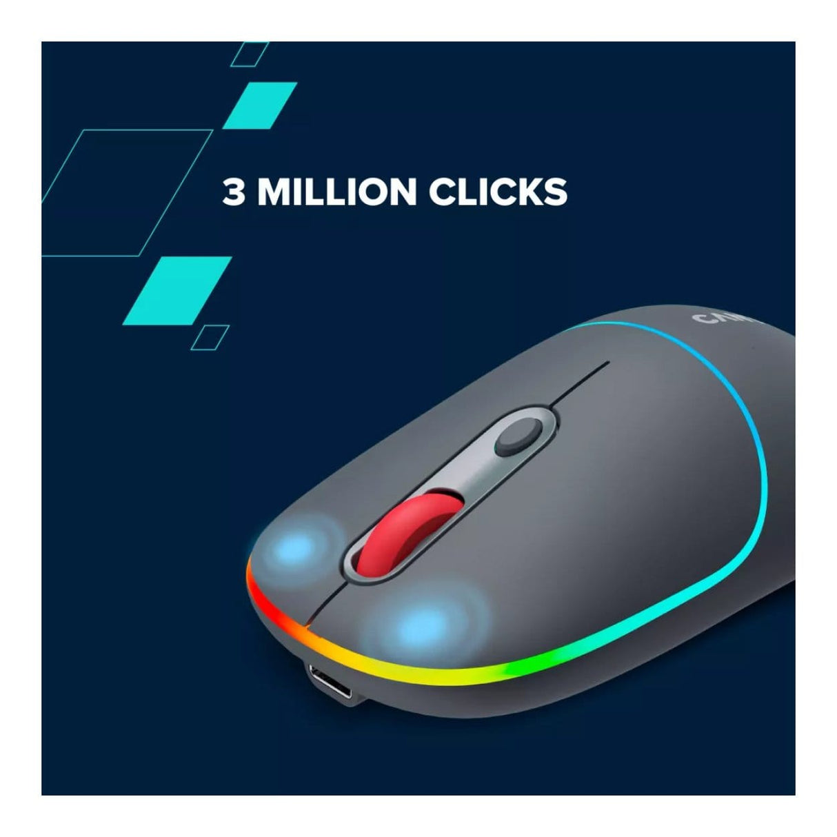 Canyon MW-22 Dual Mode RGB Wireless Mouse - Dark Grey CNS-CMSW22DG