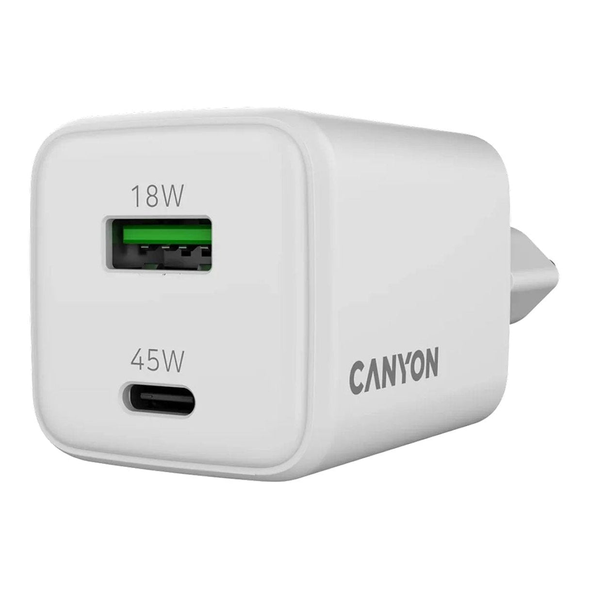 Canyon CU45AC 2-port Charging Adapter White CNS-CUW45AC