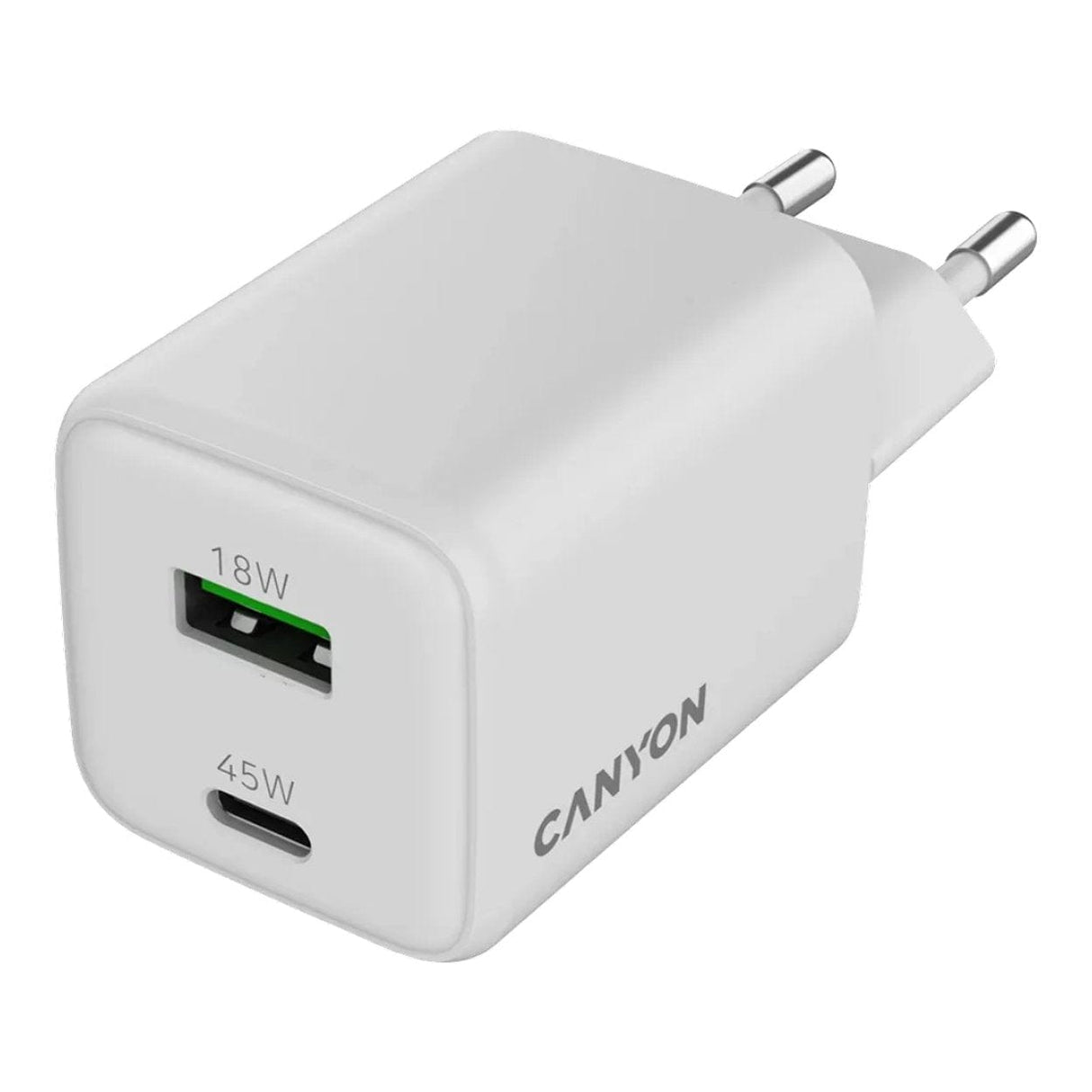Canyon CU45AC 2-port Charging Adapter White CNS-CUW45AC