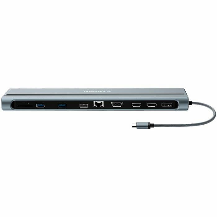 Canyon DS-90 14-port Type-C Docking Station Dark Grey CNS-HDS90
