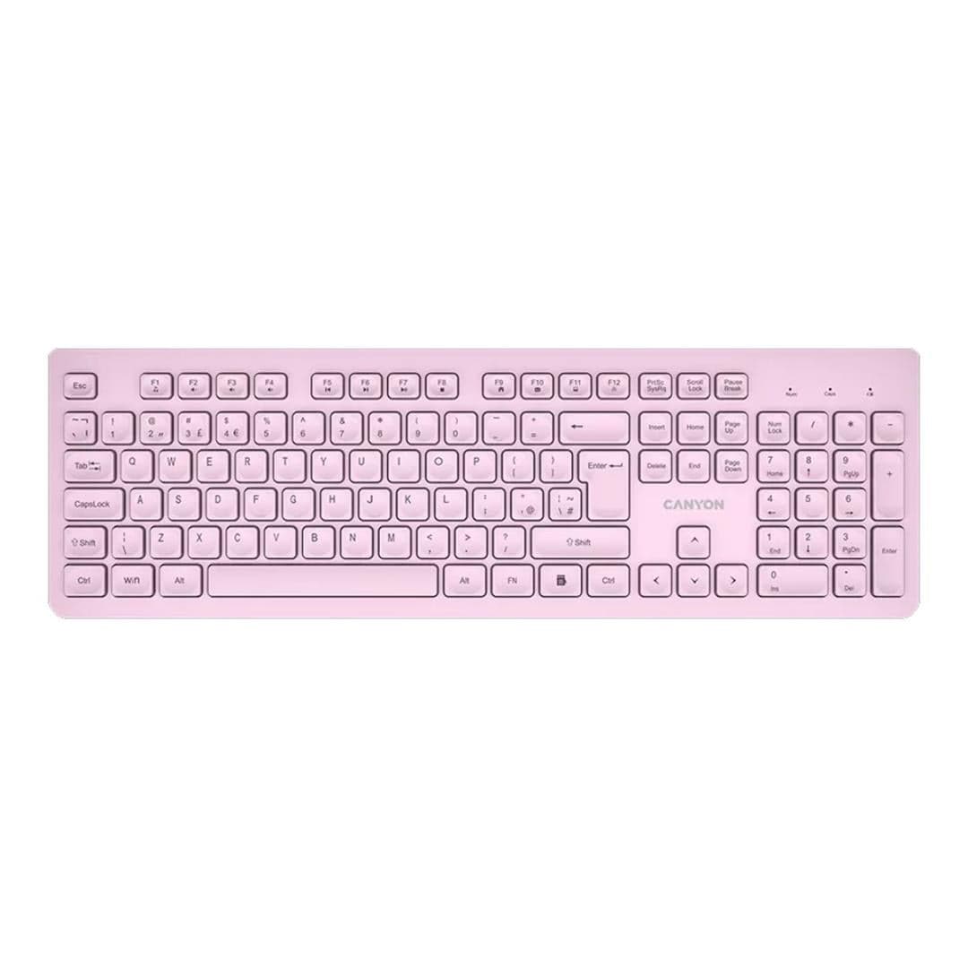 Canyon HKB-W01 Wireless Keyboard Pink CNS-HKBW01P