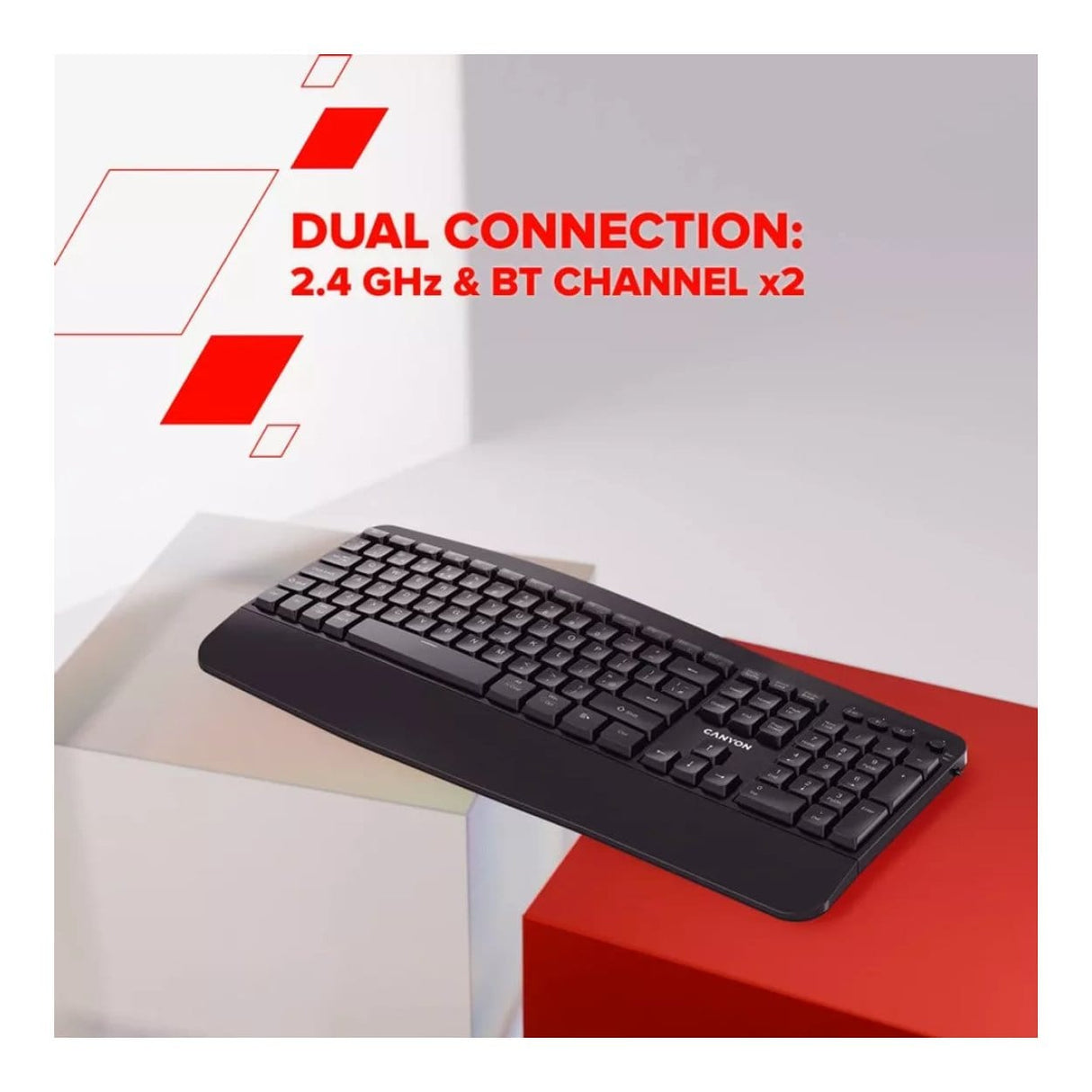 Canyon HKB-W6 Wireless Keyboard Black CNS-HKBW6