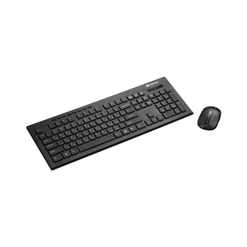 Canyon SET-W4 Wireless Keyboard and Mouse Combo Black CNS-HSETW4-US