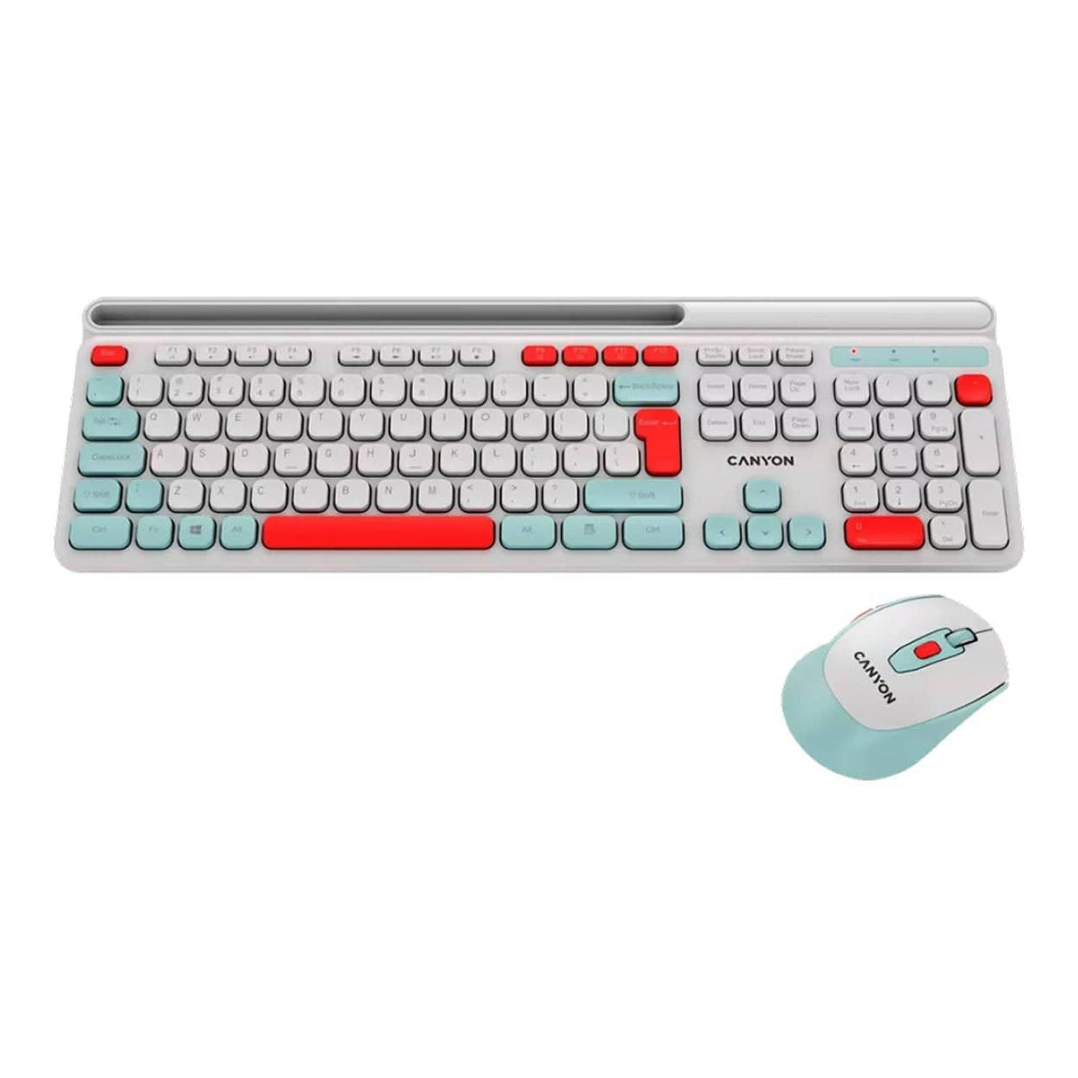 Canyon HSET-W5 Wireless Keyboard and Mouse Combo White CNS-HSETW5WT