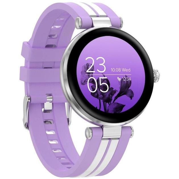 Canyon SW-61 Semifreddo Smart Watch Silver Lavender CNS-SW61PP