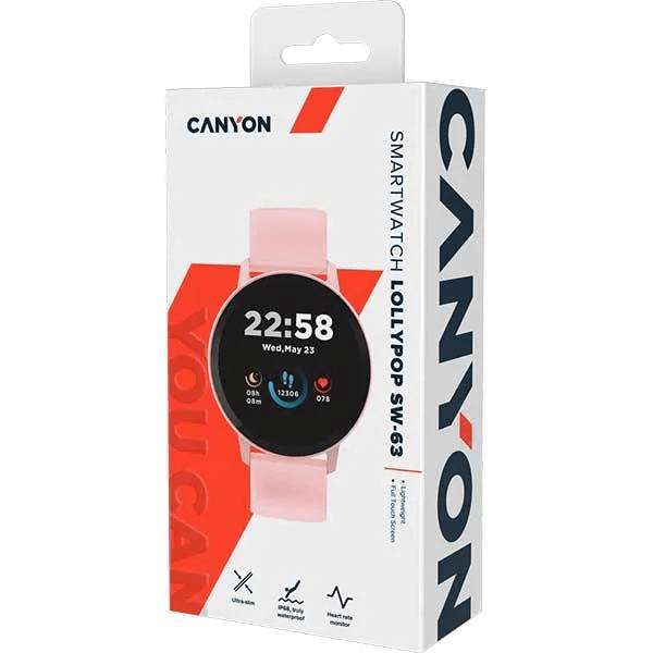 Canyon SW-63 Lollypop Smart Watch Pink CNS-SW63PP