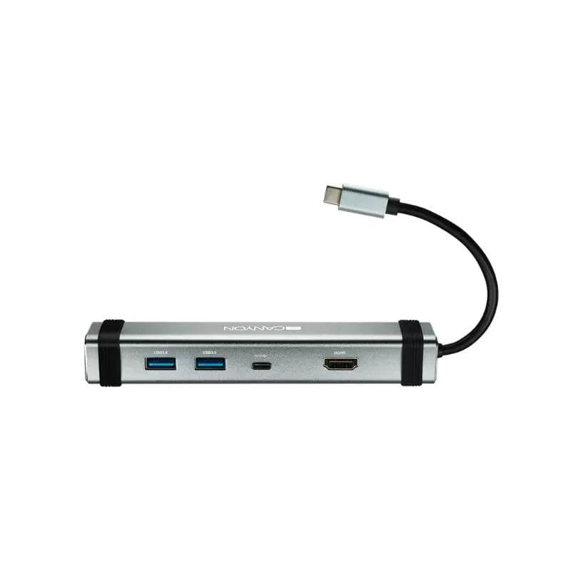 Canyon DS-3 4-Port USB Type-C Hub Grey CNS-TDS03DG