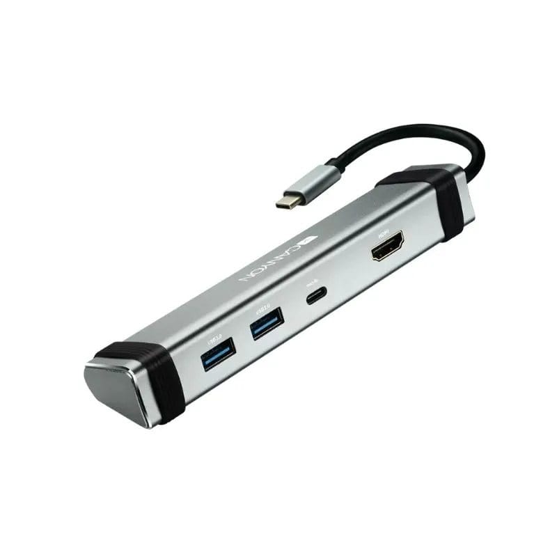 Canyon DS-3 4-Port USB Type-C Hub Grey CNS-TDS03DG