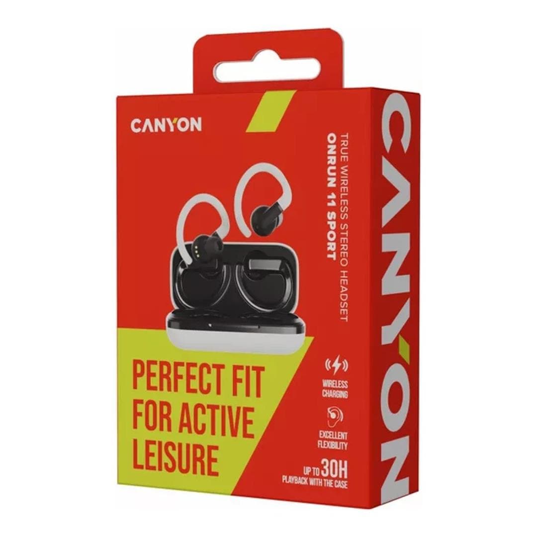 Canyon OnRun 11 Sport Wireless Stereo Headset White CNS-TWS11W