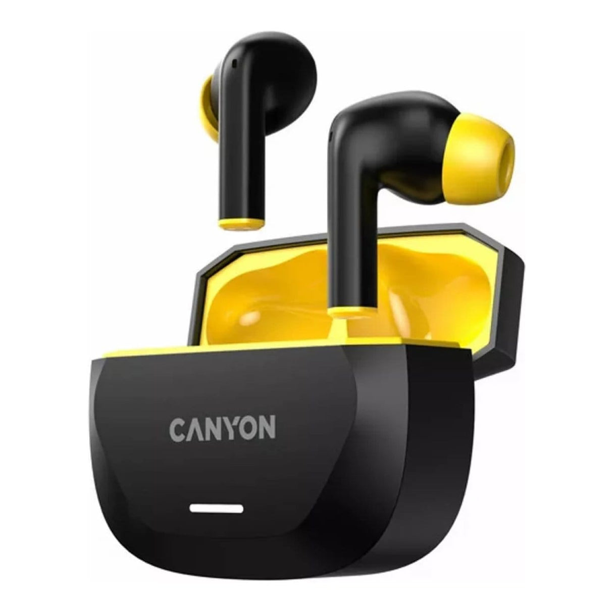 Canyon Hexagon 7 True Wireless Stereo Headset Black and Yellow CNS-TWS7BY