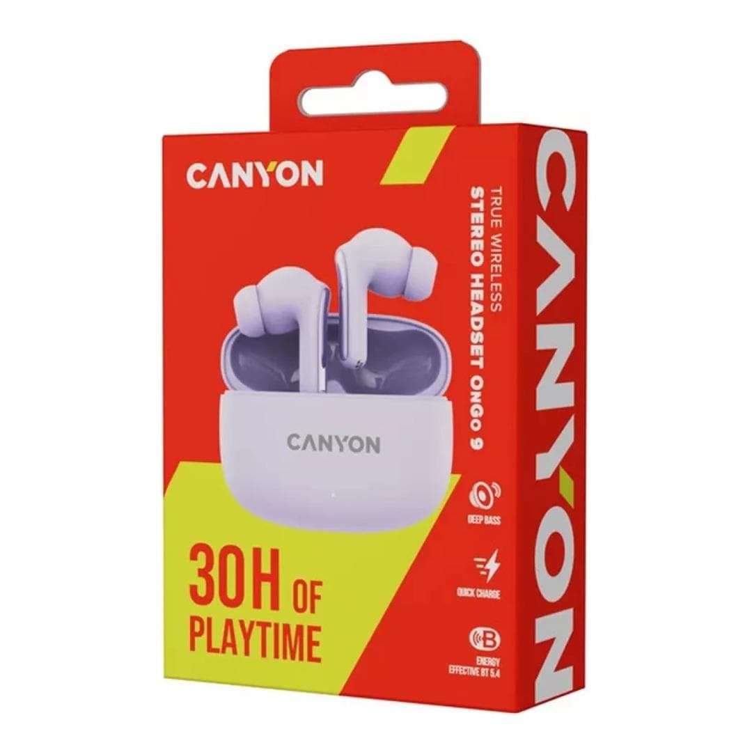 Canyon OnGo 9 TWS Earbuds Purple CNS-TWS9P