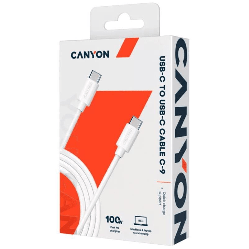 Canyon C-9 Type-C to Type-C Cable 1.2m White CNS-USBC9W