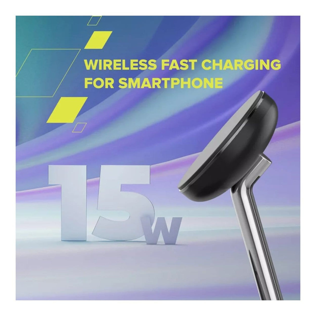 Canyon OnCharge 205 2-in-1 Qi2 Wireless Charging Stand Black CNS-WCS205BW/A