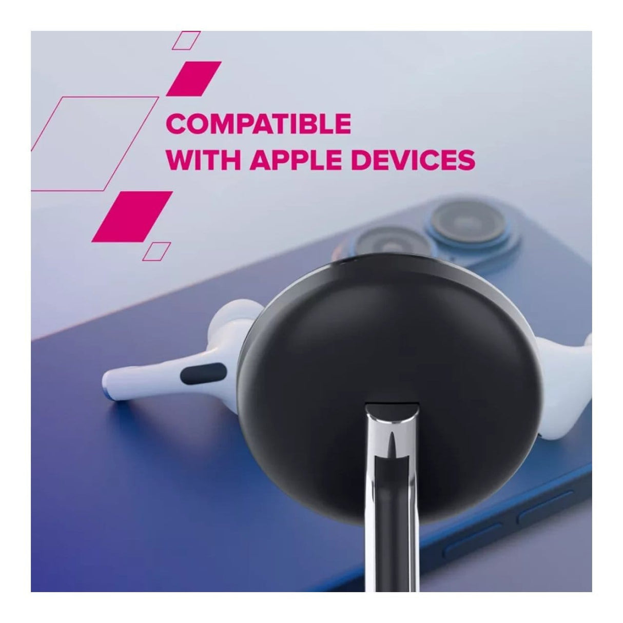 Canyon OnCharge 205 2-in-1 Qi2 Wireless Charging Stand White CNS-WCS205WW/A