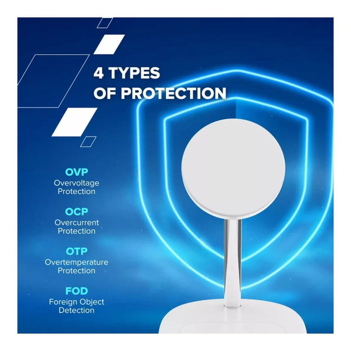 Canyon OnCharge 205 2-in-1 Qi2 Wireless Charging Stand White CNS-WCS205WW/A