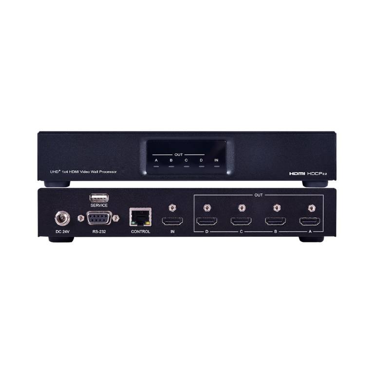 Cypress UHD+ 1x4 HDMI Video Wall Processor CNV-CDPS-4KQ-AD