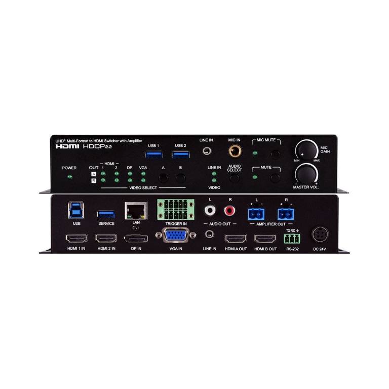 Cypress UHD+ Multi-Format to HDMI Switcher with Amplifier CNV-CPLUS-V2030