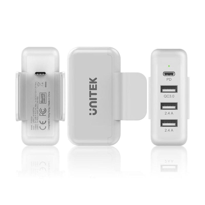 Unitek Type-C Power Expansion Apple Adapter White CNV-USB-TC-APPLE-EXP