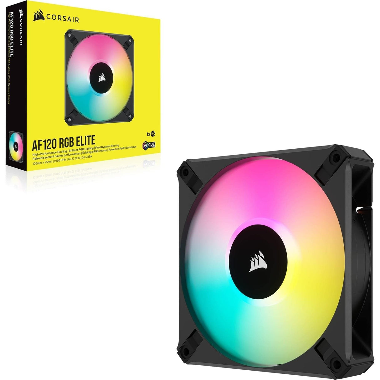 Corsair iCUE AF120 RGB ELITE 120mm PWM Fan CO-9050153-WW