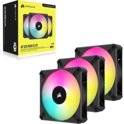 Corsair iCUE AF120 RGB ELITE 120mm PWM Triple Fan Kit CO-9050154-WW