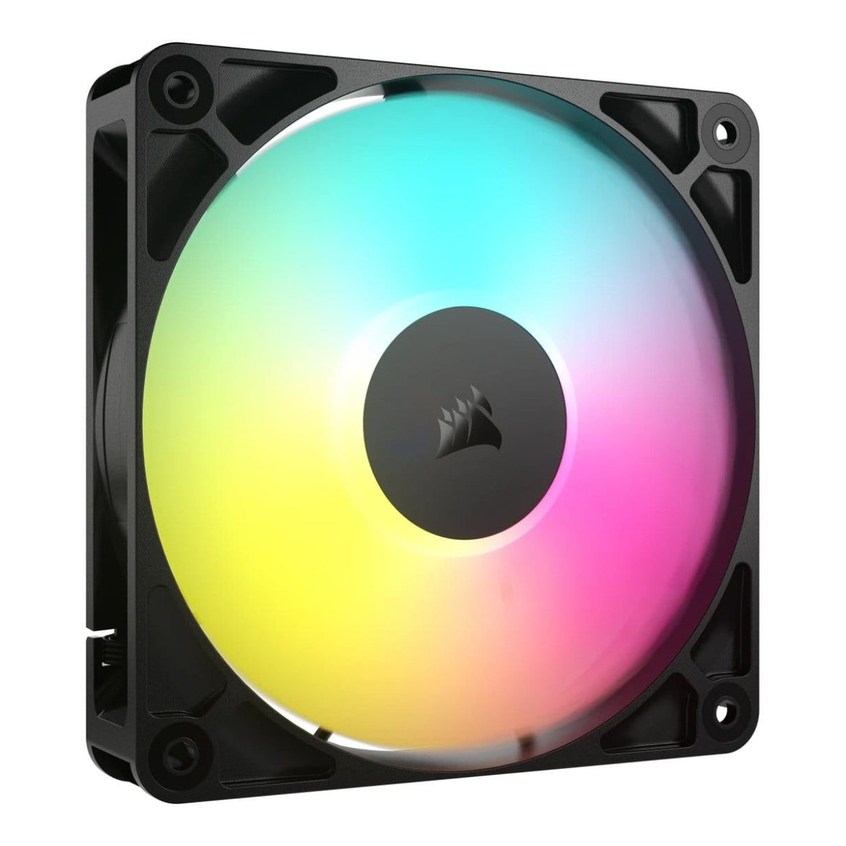 Corsair RS120 ARGB 120mm PWM Computer Case Fan Black 1-pack CO-9050180-WW