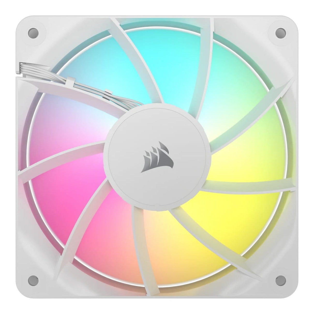 Corsair RS120 ARGB 120mm PWM Computer Case Fan White 1-pack CO-9050184-WW