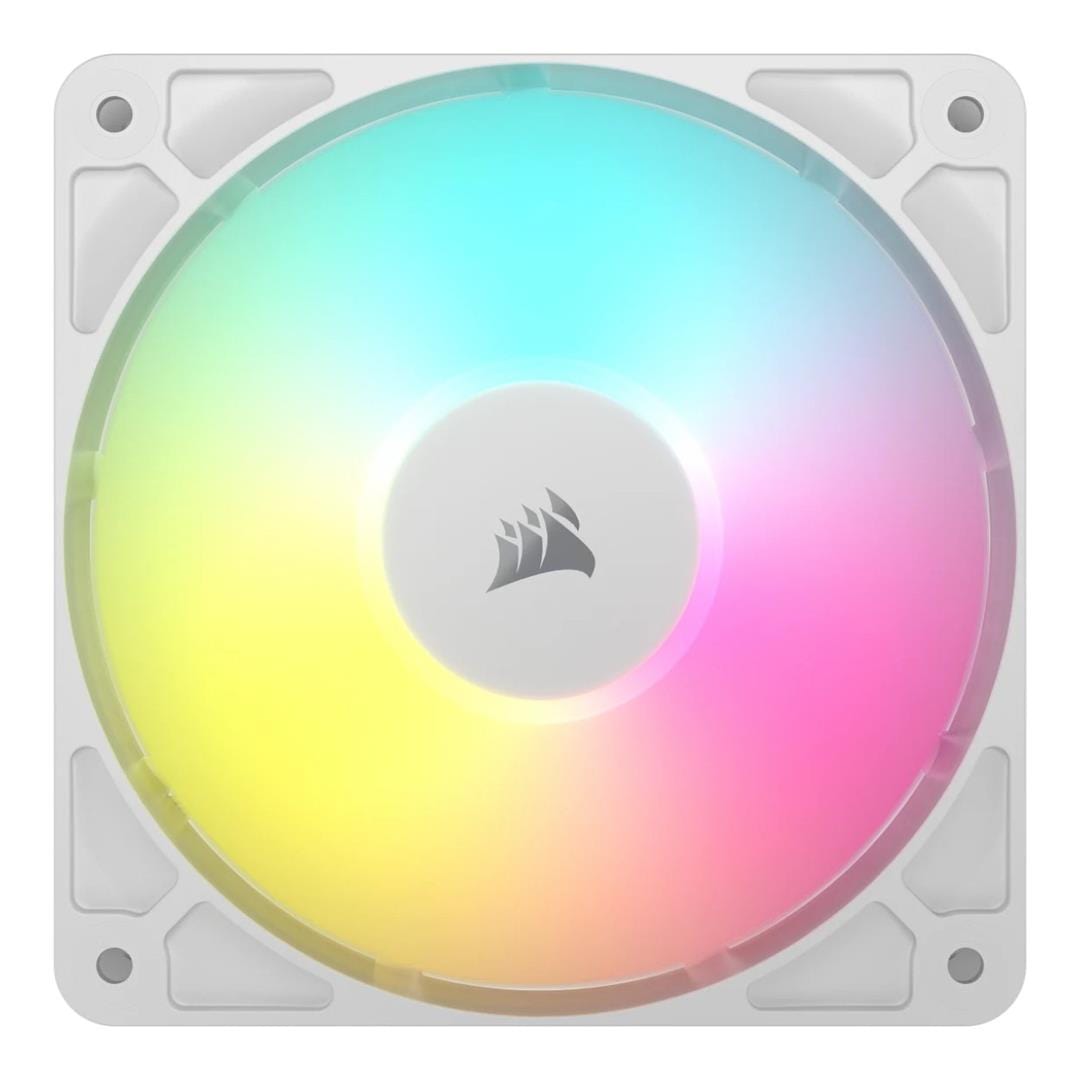 Corsair RS120 ARGB 120mm PWM Computer Case Fan White 1-pack CO-9050184-WW