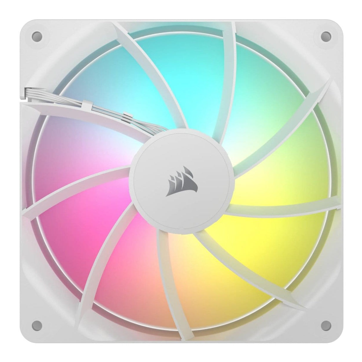 Corsair RS140 ARGB 140mm PWM 1700 RPM Case Fan - Single-pack White CO-9050186-WW