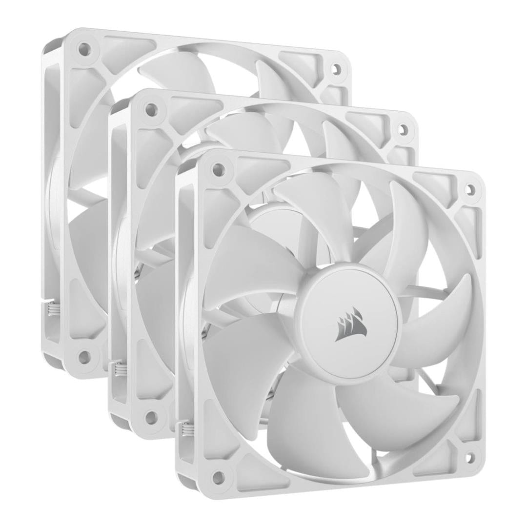 Corsair RS120 120mm PWM 2100 RPM Case Fan - Triple-pack White CO-9050193-WW