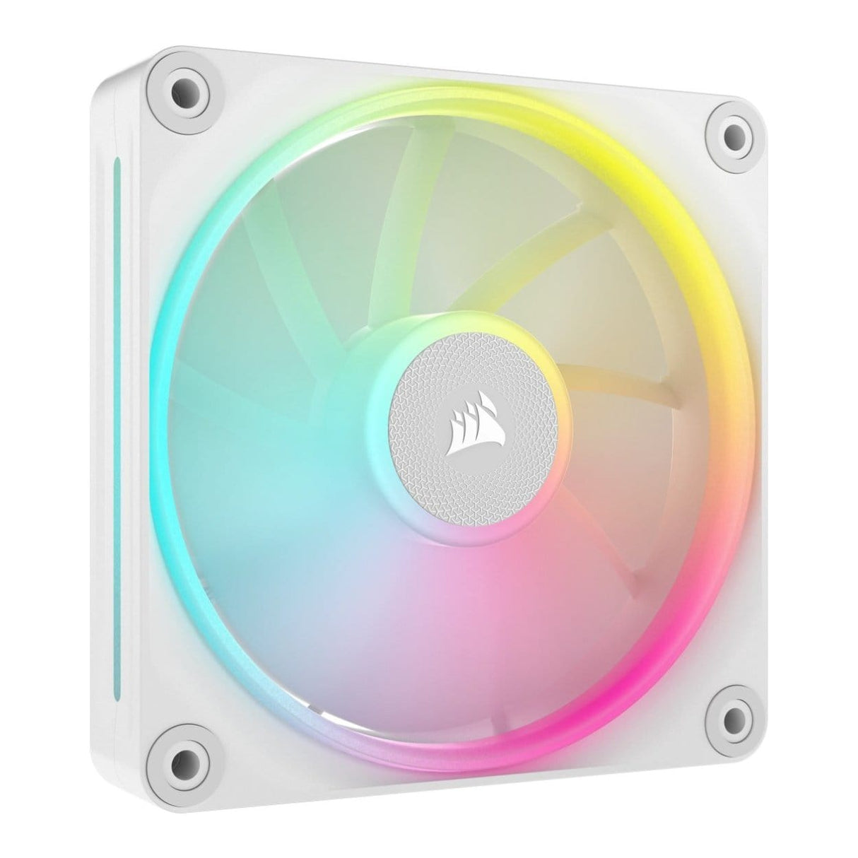 Corsair LX120 RGB iCUE Link 120mm PWM 2400 RPM Case Fan - Triple-pack White CO-9051030-WW