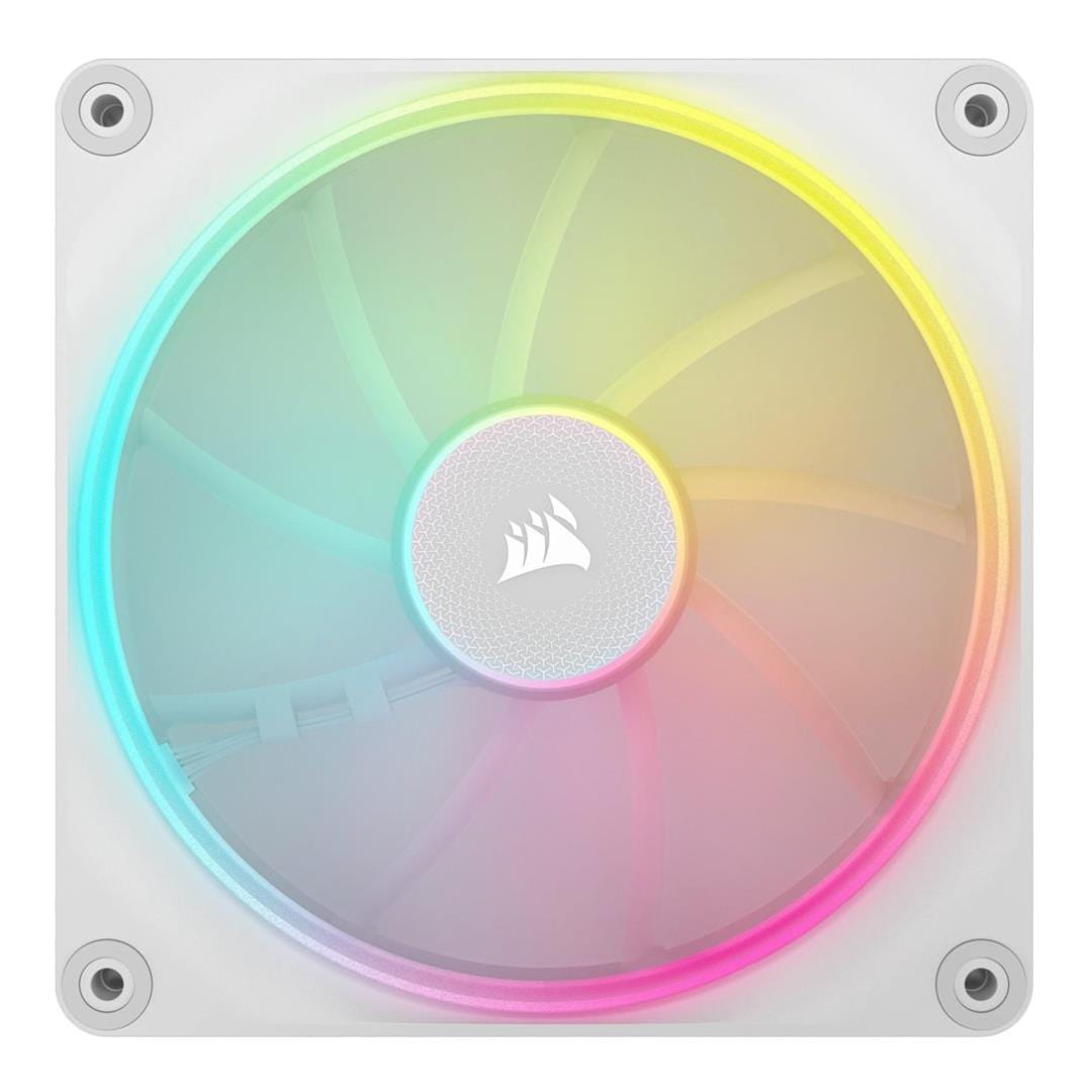 Corsair LX140 RGB iCUE Link 140mm PWM 2000 RPM Case Fan - Single-pack White CO-9051031-WW