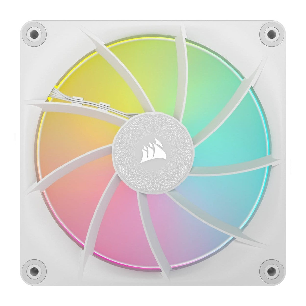 Corsair LX140 RGB iCUE Link 140mm PWM 2000 RPM Case Fan - Single-pack White CO-9051031-WW