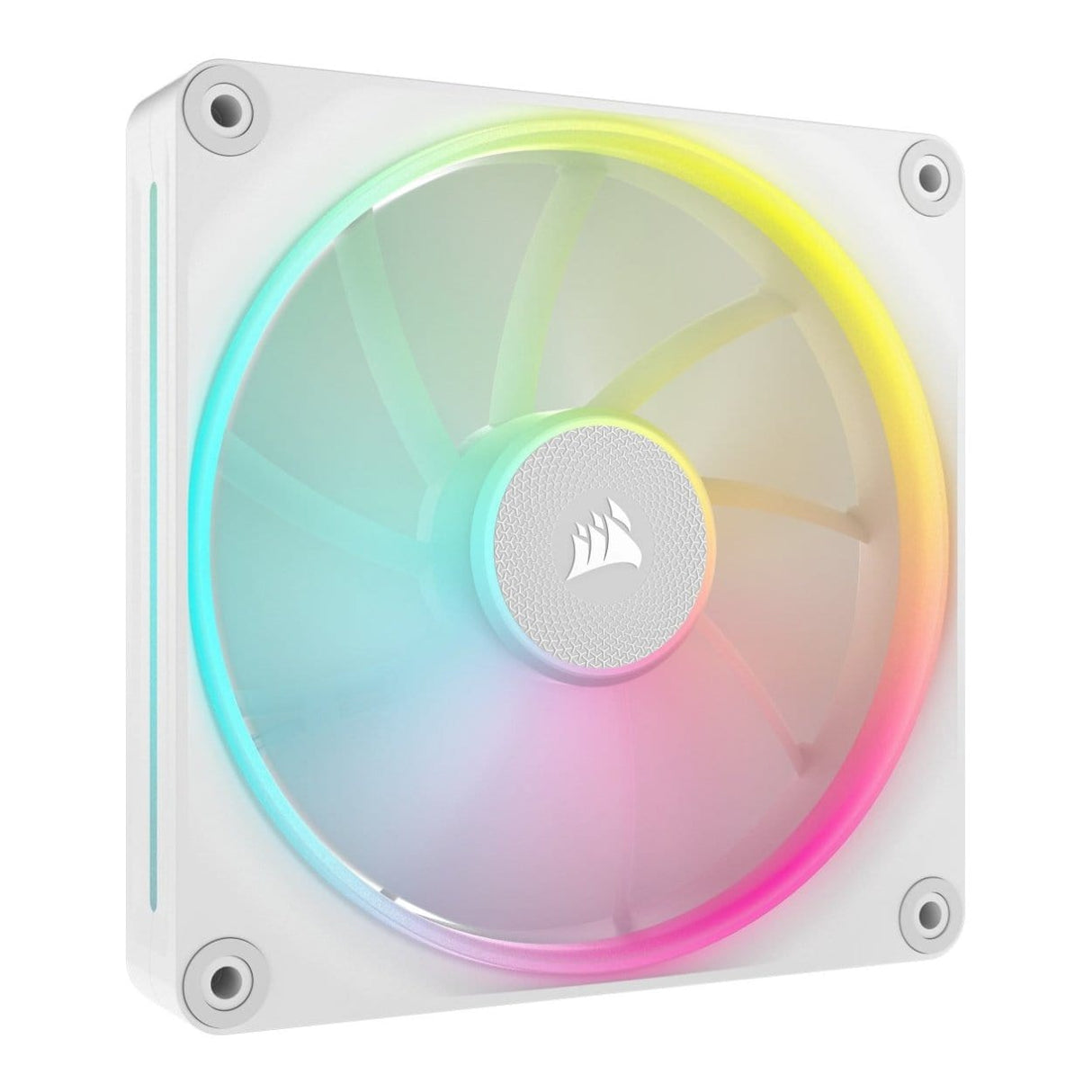 Corsair LX140 RGB iCUE Link 140mm PWM 2000 RPM Case Fan - Dual-pack White CO-9051032-WW