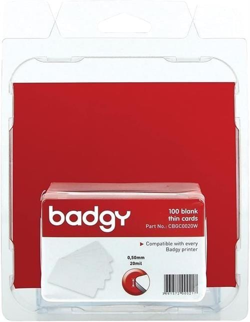 Evolis Badgy PVC Cards 100-pack 20ml CO000338