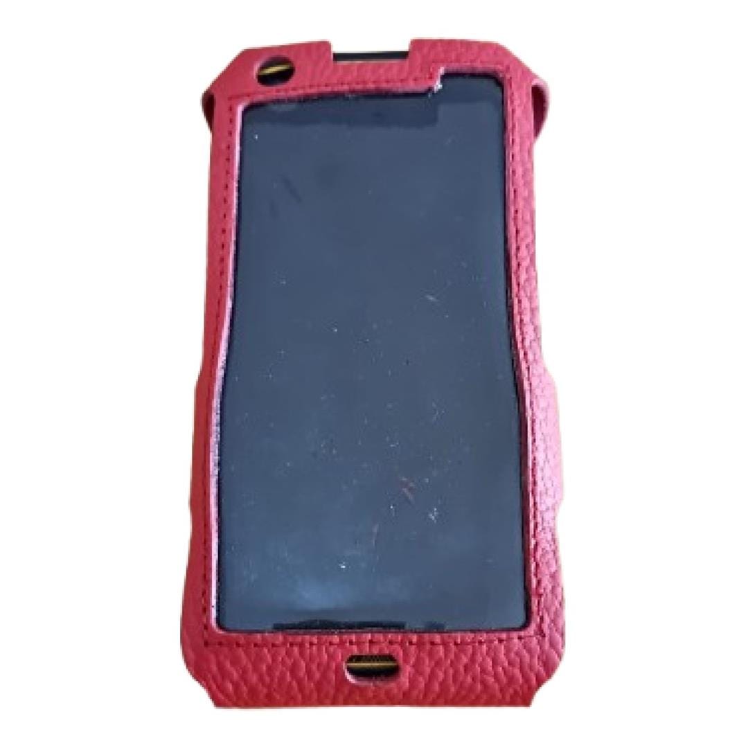 Conquest 3-Point Leather Case Holder with Strap for S19 and S29 Red