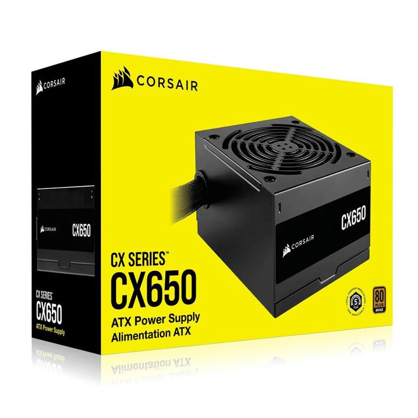 Corsair CX650 Series 650W 80 PLUS Bronze ATX Power Supply CP-9020278-WW