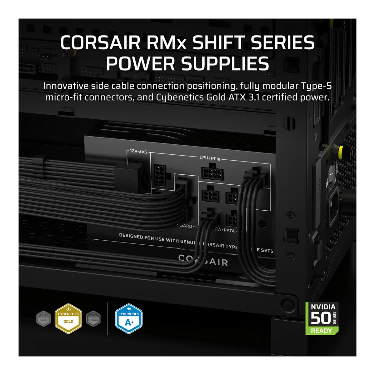 Corsair RM850x Shift 850W 80 PLUS Gold Fully Modular ATX PSU CP-9020299-WW