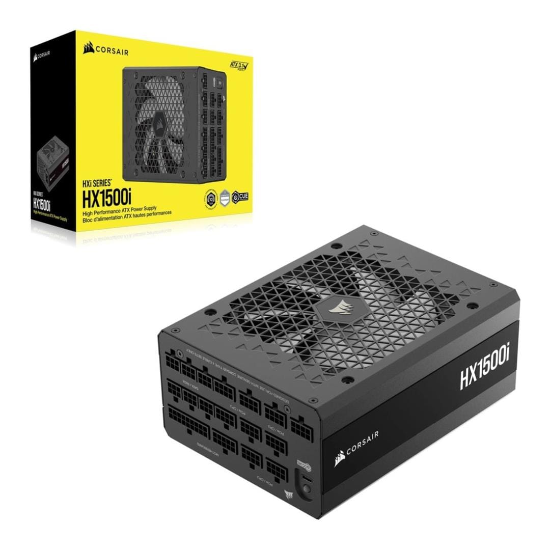 Corsair HX Series HX1500i 1500W 80 Plus Platinum Fully Modular ATX Power Supply CP-9020309-WW