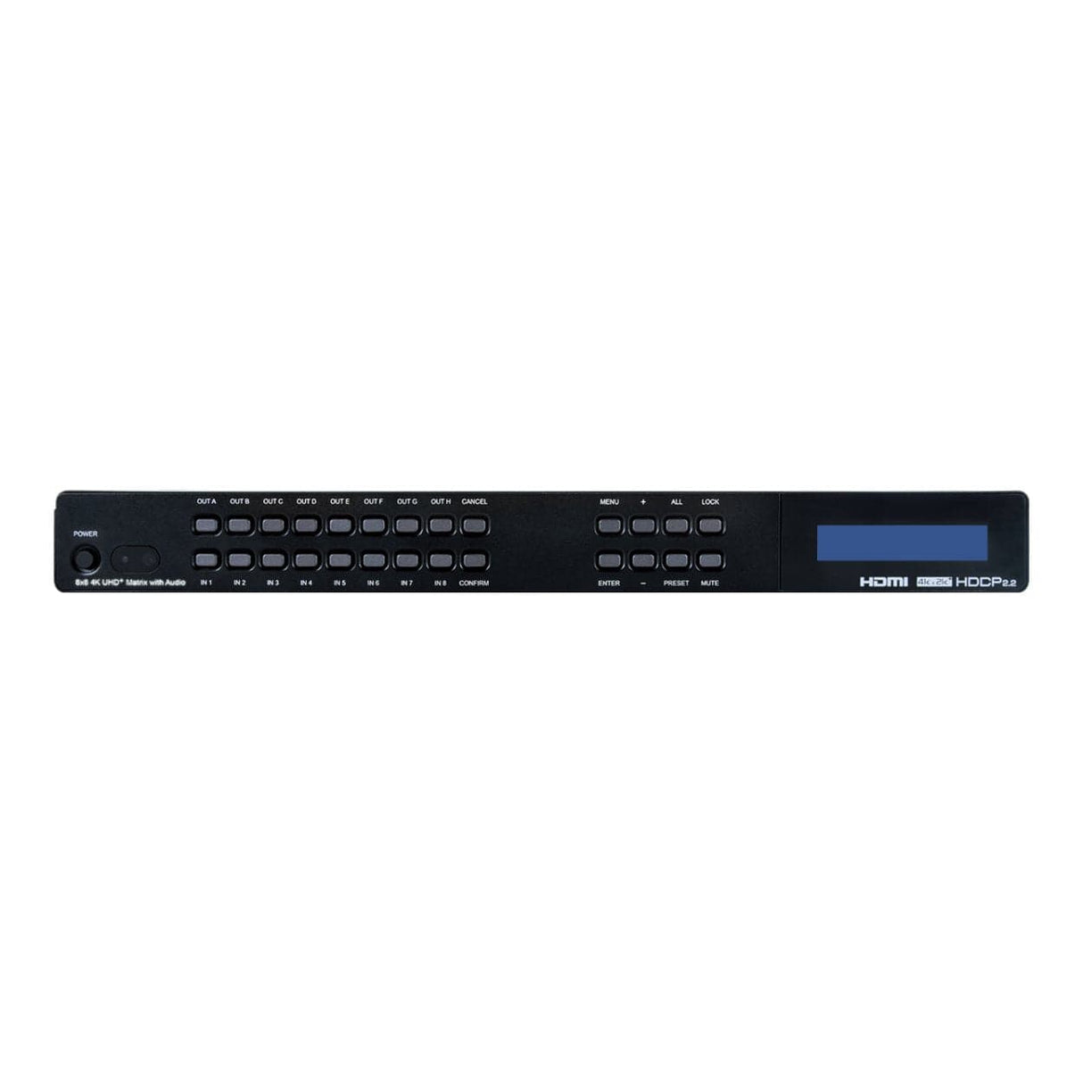 Cypress UHD+ 8x8 HDMI Matrix with Audio Output CPLUS-V8H8HPA