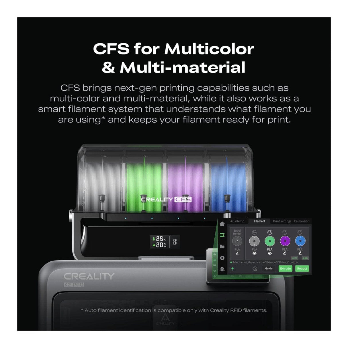 Creality K2 Pro 3D Printer with CFS Combo